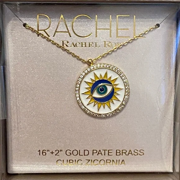 Rachel Rachel Roy Gold Plated Eye Necklaces (4) - Picture 3 of 5